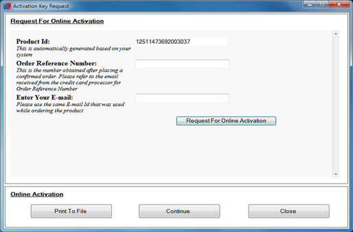 Activation Procedure Step 2