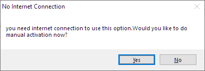 Manual Product Activation Procedure Step 1